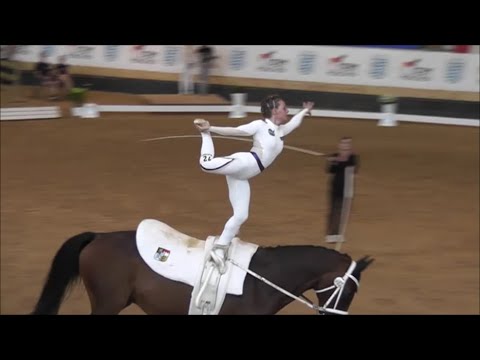 Deutsche Jugendmeisterschaft München 2023 - Einzelvoltigieren - Oceane Schattleitner