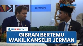 Momen Wapres Gibran Bertemu dengan Wakil Kaselir Jerman di Sela KTT G20, Bahas Industri Hilir