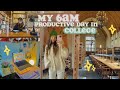 my productive & realistic college day in the life | senior year at cornell ☃️📓✨