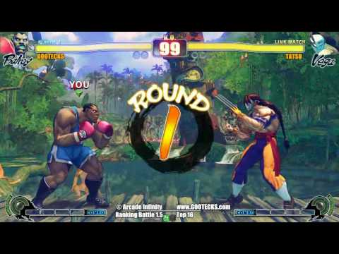 Arcade Infinity SF4 Ranbat 1.5 WB3 - Tatsu (VE) vs Gootecks (BA)