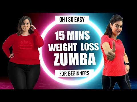 15 Mins Easy Weight Loss Zumba Dance Workout For Beginners At Home🔥Best Home Workout To Lose Weight