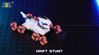 6-Wheel RC Dinosaur with Handwatch & Remote Control | Spray & Gesture Mode 🦖🔥