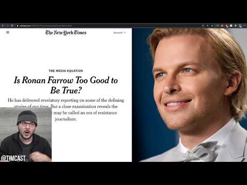Me Too Hero Ronan Farrow EXPOSED For Publishing Fake news, "Resistance Journalism" Under Fire