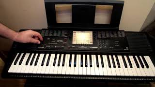 Video thumbnail for Yamaha PSR-330 Keyboard, stand and sheet music rest NICE- Demo by Dave halverson