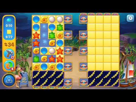 Fishdom level 407 Gameplay (iOS Android)