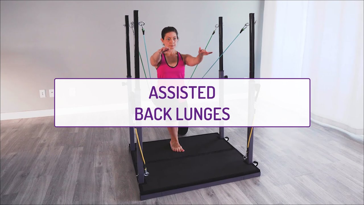 Assisted Back Lunges