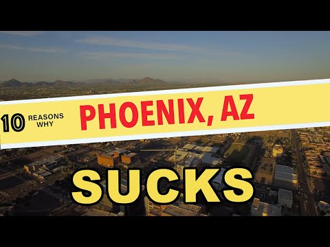 Part of a video titled 10 Reasons Why You Should NEVER Move to Phoenix, Arizona - YouTube