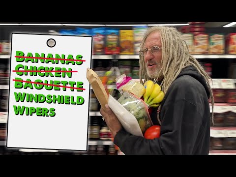 What Mike Hall Eats From Rust Bros? / Rain and No Windshield Wipers!