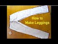 How To Make Stylish Leggings Fast Easy Sewing Athletic Wear TUTORIAL