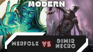 Is Dimir Necrodominance the Real Deal? | Merfolk vs Dimir Necrodominance | Modern MTG