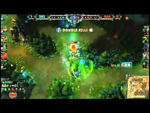 SNS Nukeduck TF VS AAA Nono Tristina Game 2   Fan Made HLs   EU LCS Summer Promotion MUST SEE