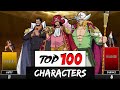 TOP 100 ONE PIECE CHARACTERS POWER LEVELS ONE PIECE