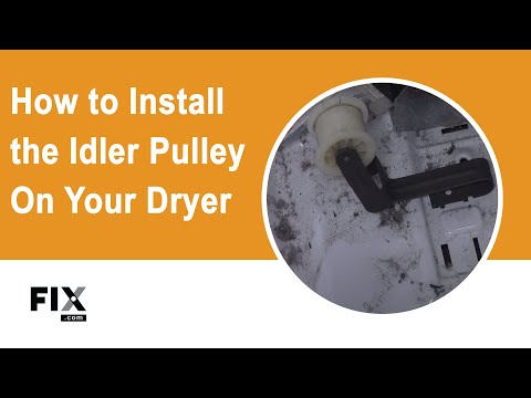 DRYER REPAIR: How to Install the Idler Pulley on Your Dryer | FIX.com