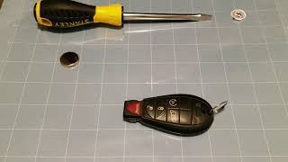 Replacing Dodge Durango Key FOB Remote Battery - How To - FYI DIY