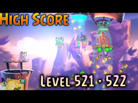 Angry birds 2 ⭐️⭐️⭐️ Max Score Record Lv 521v 522