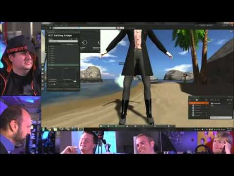 Giantbomb Unprofessional Fridays - Second Life (Part 1)