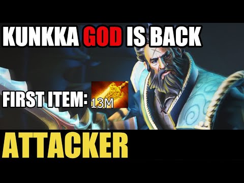 Attacker Kunkka God Is Back - 13Min Radiance - Epic Gameplay Dota 2