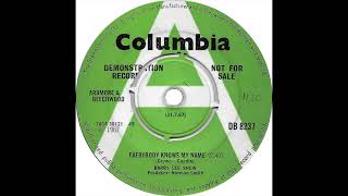 Barry Lee Show - Everybody Knows My Name