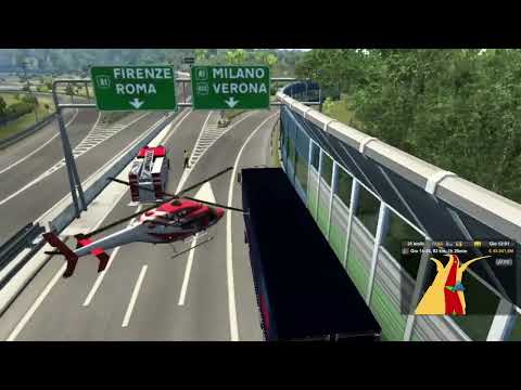 euro truck simulator 2 da bologna a firenze con un iveco stralis