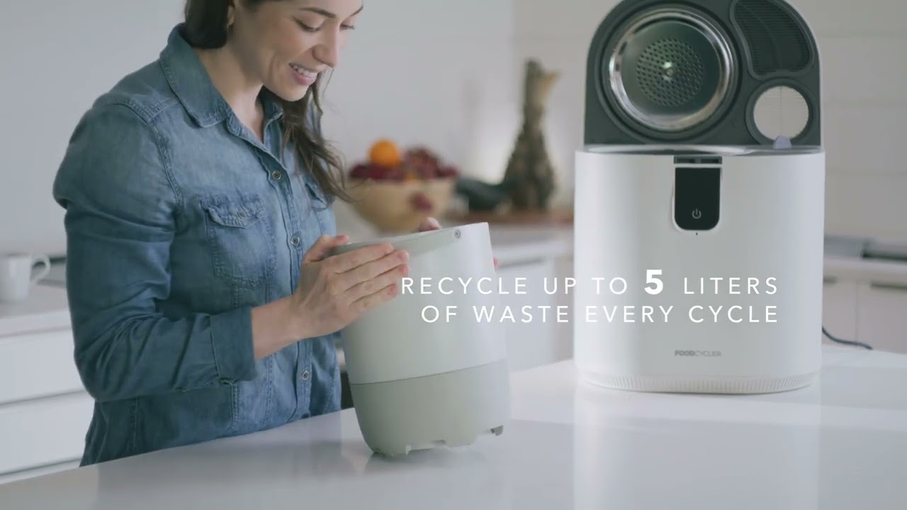 The FoodCycler™ turns food waste into nutrient-rich soil amendment - in hours