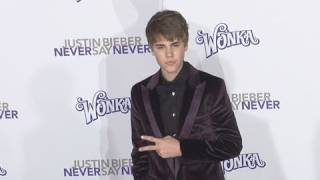 JUSTIN BIEBER at "Never Say Never" Premiere In Los Angeles