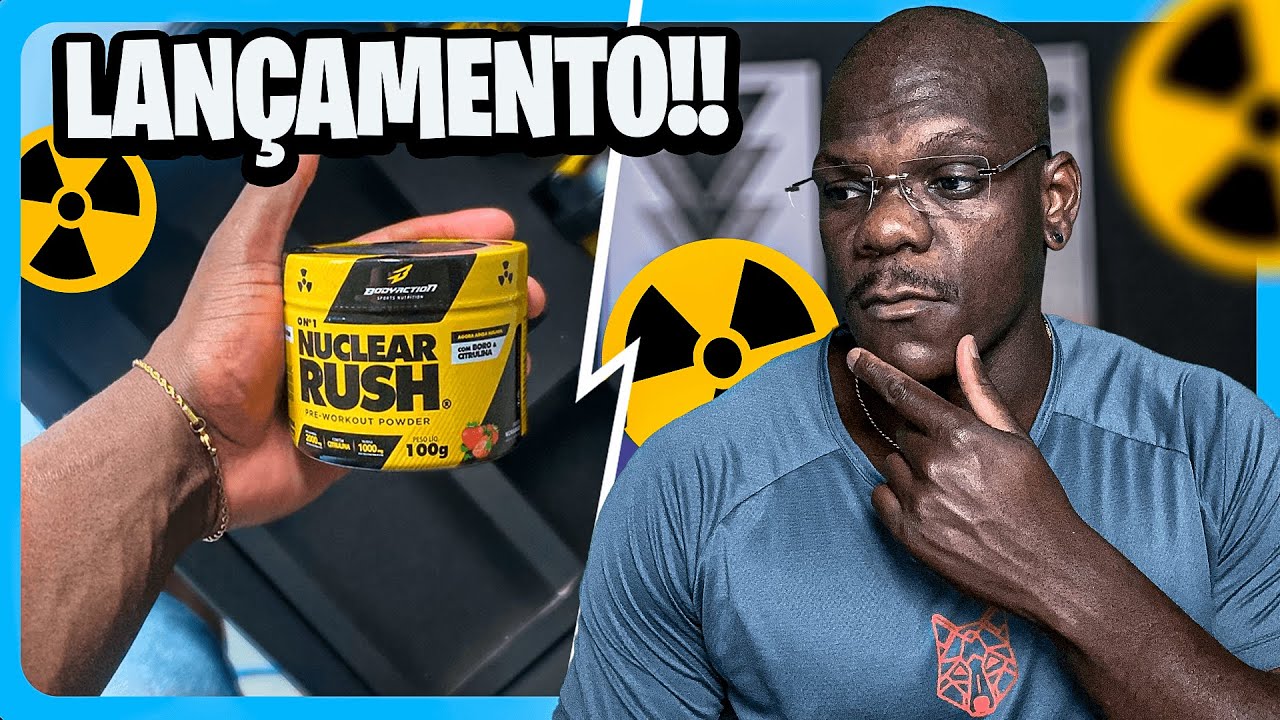 Miniatura da avaliação em vídeo de Suplemento Bodyaction Nuclear Rush 100g Morango