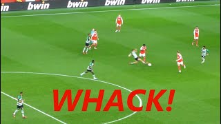 Gabriel Chance and Ugartes Sending Off - Arsenal vs Sporting CP
