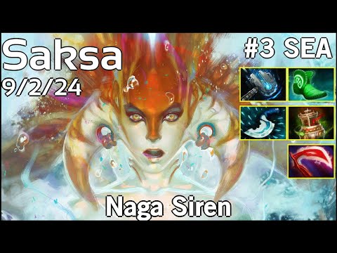 Support Saksa Naga Siren - Dota 2 7.09