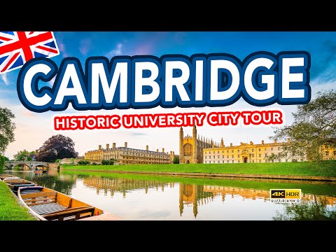 CAMBRIDGE ENGLAND | Tour of the streets of the famous University City of Cambridge UK
