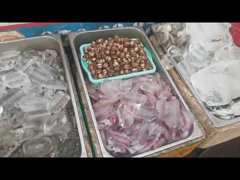 Grilled Seafood  behind Wat Ounalom