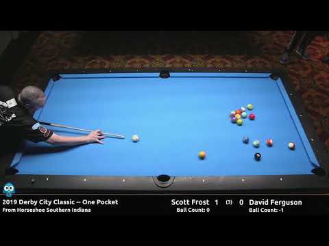 Scott Frost vs David Ferguson - One Pocket - 2019 Derby City Classic