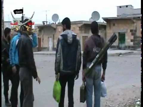 انتشار كتيبة أنصار السنة في شوار درعا البلد