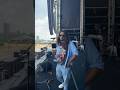 This is a sound check at the Guns N’ Roses concert from another angle (My band was opening)