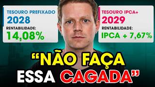 TESOURO IPCA+ 7% ou PREFIXADO de 14%: QUAL RENDE MAIS?
