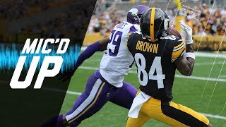 Antonio Brown Mic'd vs. Xavier Rhodes "I'm Tony Toe-Tap"  | NFL Films | Sound FX