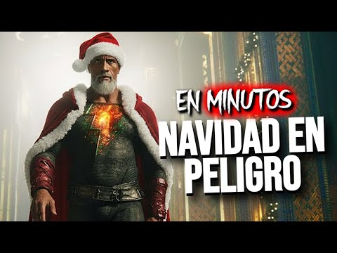 TRAJE ROJO: Cuando BLACK ADAM TIENE que SALVAR la NAVIDAD