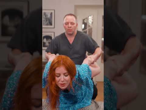 Fantasy leg & spine stretch for Luna  #deepstretch