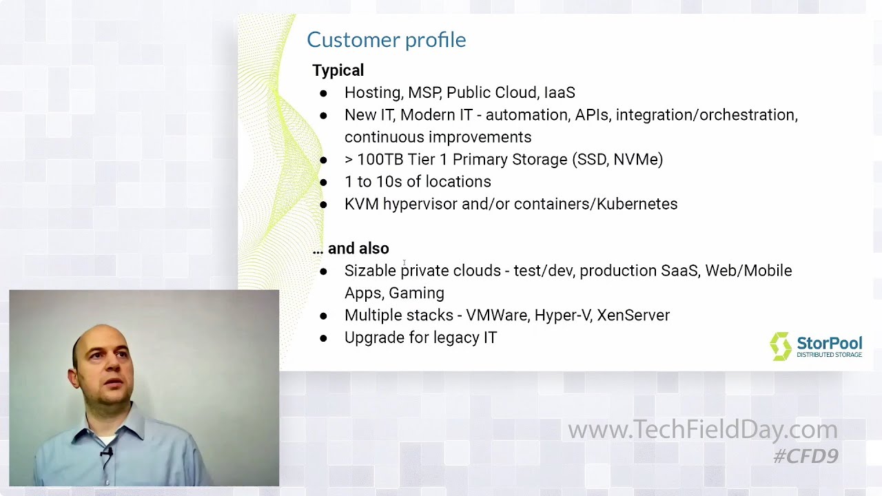 Typical Customers and Why Companies Select StorPool