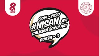 MEB Nisan 2020 LGS Çalışma Soruları Matematik Destek Çözümleri (BURSA-3)