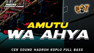 Download lagu AMUTU WA AHYA ALA HUBBIKUM - HADROH BASS GLERR - NGR PRODUCTIONS mp3