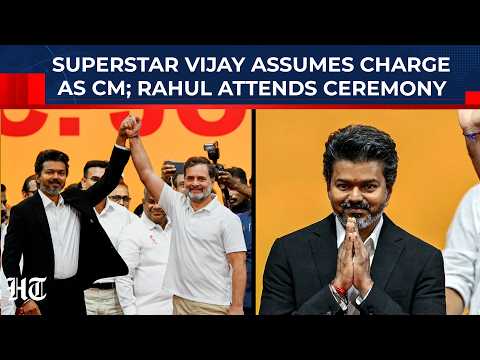 On Cam: Superstar Vijay Takes Charge As Tamil Nadu CM ...