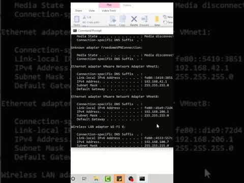 How to find IP address by CMD? #computer #windows10 #shortvideo