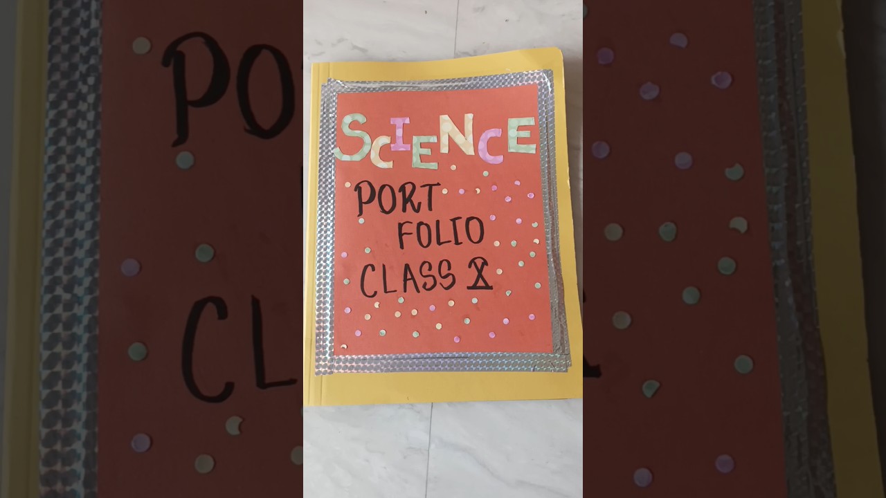 Basic design for science portfolio (any portfolio)