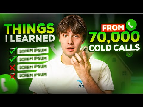 Things I Learned from 70,000 Cold Calls