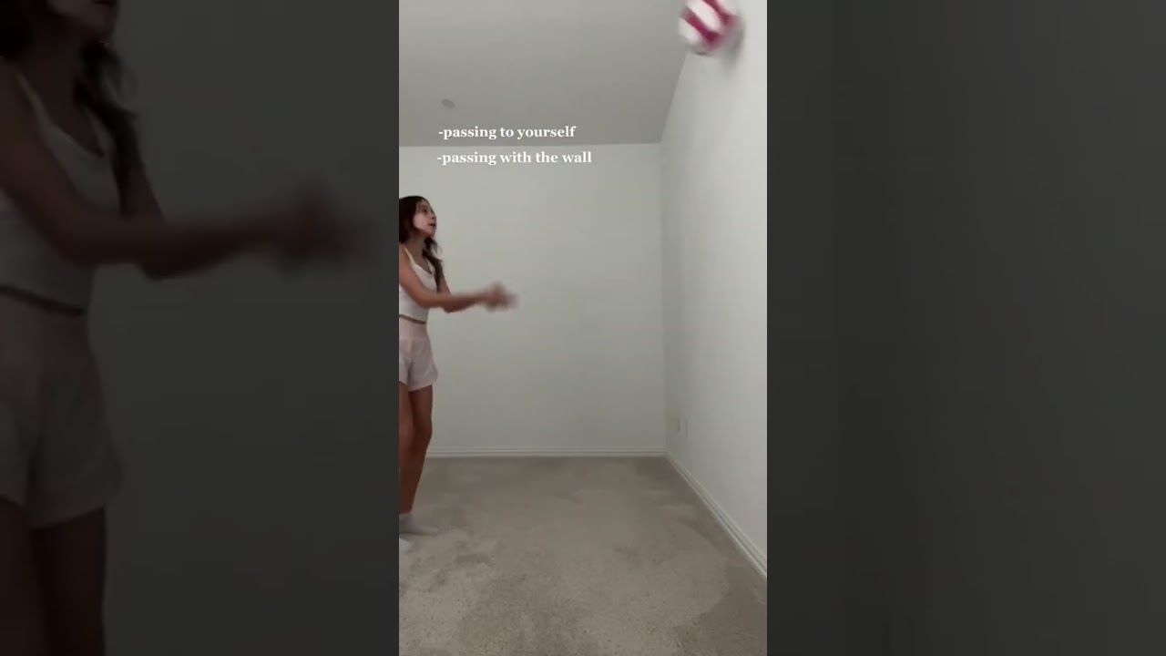 3 volleyball drills you can do at home! 🏐 #shorts