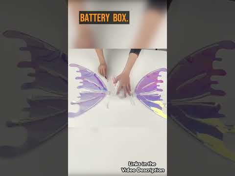 DIY Assembly Instructions for Battery-Operated Butterfly Fairy Wings | Perfect for Halloween & More!