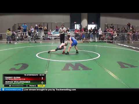 TB INTERMEDIATE 63-65 Roman Wullenwaber Buzzsaw Wrestling Club Vs Danny Quinn Mat Demon Wrestling
