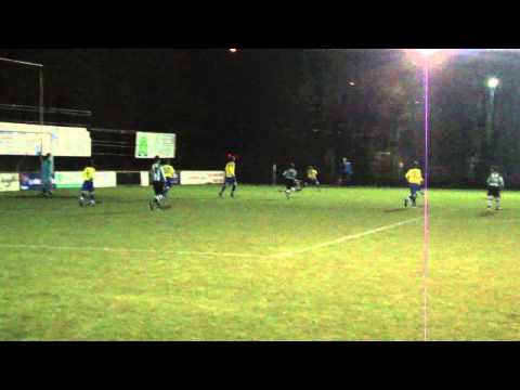 Tricht D1 laat de kans op 2-1 tegen Sliedrecht D1 (beker) liggen (6 maart 2013)