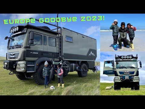 MOTORHOME 2023: Family on a WORLD TRIP in the KRUG MAN TGM 18.320. Lithium. Solar. Washing machine.