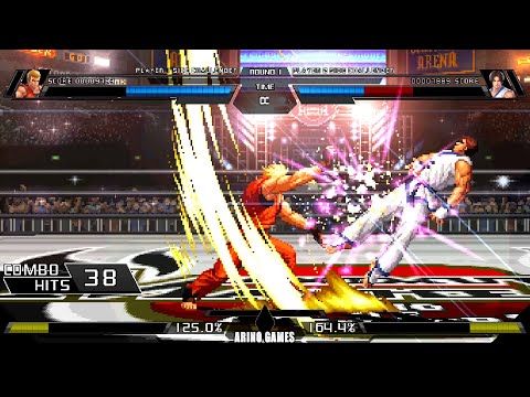 RYO VS KIM! INSANE FIGHT KOF ARINO GAMES!